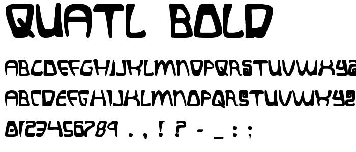 Quatl Bold font